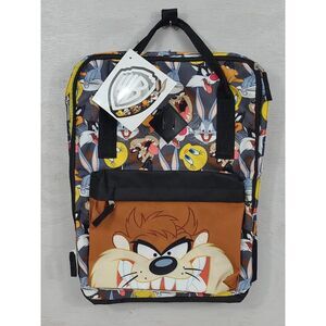 Looney Tunes Backpack Bugs Bunny Tasmanian‎ Devil Tweety Bird Sylvester Cat NWT